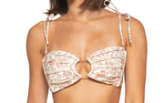 Tori Ties Bandeau-Tamarindo Ruffle Bikini