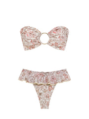 Montce: Tori Ties Bandeau-Tamarindo Ruffle Bikini (BT658-BB713)