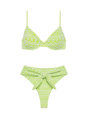 Montce: Dainty-Paula Tie-Up Bikini (BT687-BB760)
