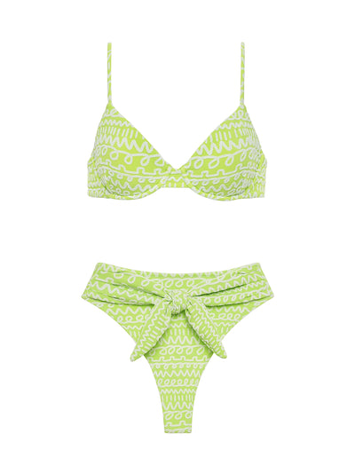 Montce: Dainty-Paula Tie-Up Bikini (BT687-BB760)