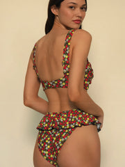 Montce: Devin Rosa-Tamarindo Ruffle Bikini (BT947-BB1001)