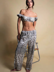 Montce: Drawstring Wide Leg Pant (MB093)