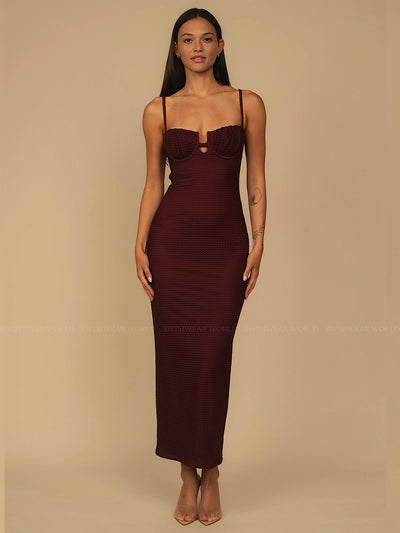 Montce: Petal Long Slip Dress (MD101)