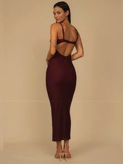 Montce: Petal Long Slip Dress (MD101)