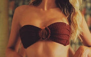 Tori Ties Bandeau-Tamarindo Ruffle Bikini