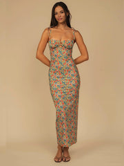 Montce: Petal Long Slip Dress (MD100)