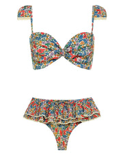 Montce: Cabana With Trim-Ruffle Hot Short With Trim Bikini (BT971-BB1045)