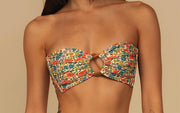 Tori Ties Bandeau-Tamarindo Ruffle Bikini