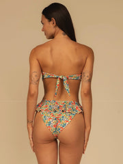 Montce: Tori Ties Bandeau-Tamarindo Ruffle Bikini (BT970-BB1030)