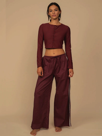 Montce: Drawstring Wide-Leg Pant (MB099)