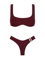 Montce: Kaia Sport-Sporty Lulu Zig Zag Stitch Bikini (BT987-BB1032)
