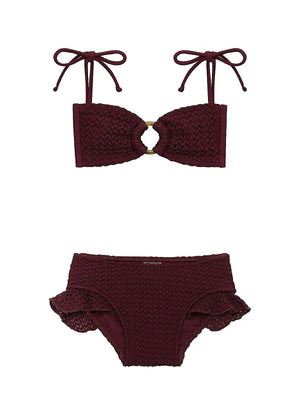 Montce Mini: Mini Tori Bandeau Kelly Bikini (MM150)