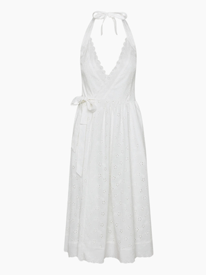 x Bella Hadid - Fort Worth Fairy Eyelet Midi Dress