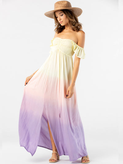 Tiare Hawaii: Hollie Maxi Dress (HOMAD-YPLO)