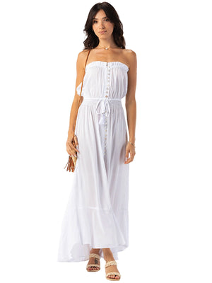 Tiare Hawaii: Ryden Maxi Dress (RYDENMAX-WHT)