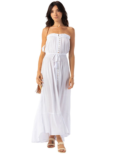 Tiare Hawaii: Ryden Maxi Dress (RYDENMAX-WHT)