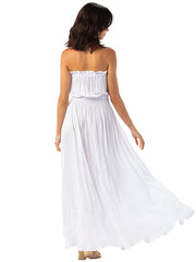 Tiare Hawaii: Ryden Maxi Dress (RYDENMAX-WHT)