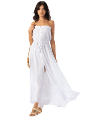 Tiare Hawaii: Ryden Maxi Dress (RYDENMAX-WHT)