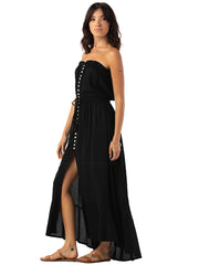 Tiare Hawaii: Ryden Maxi Dress (RYDENMAX-BLK)