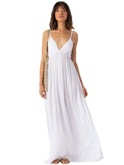 Tiare Hawaii: Gracie Maxi Dress (GRACIEMAX-WHT)