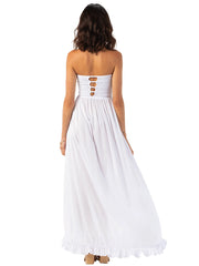 Tiare Hawaii: Flynn Maxi Dress (FLYNNMAX-WHT)