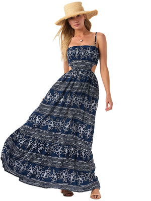 Tiare Hawaii: Oceanic Maxi Dress (OCEANMAX-ASN)