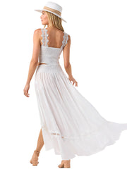 Tiare Hawaii: Driftwood Crop-Driftwood Skirt (DRITOP-OFW-DRISKI-OFW)