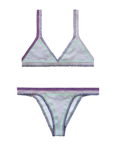 Benedetta: Solar Tri-Star-Solar Bikini (158-02-SLVR-227-02-SLVR)