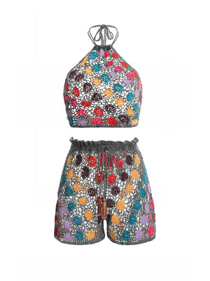 Agua Bendita: Spritz Crop-Wales Shorts (10334-10329)