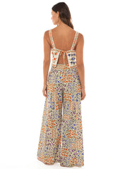 Agua Bendita: Senja Crop-Mar Pants (13500-13501)