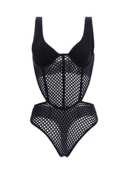 Agua Bendita: Rudy Mesh Bodysuit (14664)