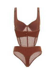 Agua Bendita: Rudy Mesh Bodysuit (14663)