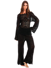 Agua Bendita: Boh Crop-Wesley Pants (19339-19709)