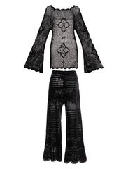 Agua Bendita: Boh Crop-Wesley Pants (19339-19709)
