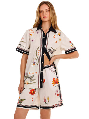 Agua Bendita: Ali Shirt-Malaga Bermuda Shorts (19315-19319)