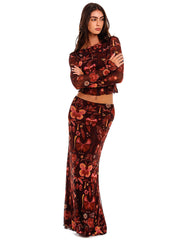 Agua Bendita: Liana Crop-Brace Skirt (19314-19317)