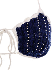 Agua Bendita: Catina Crop-Malaga Bermuda Shorts (19368-19372)