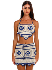 Agua Bendita: Melissa Crop-Marsha Skirt (19369-19364)
