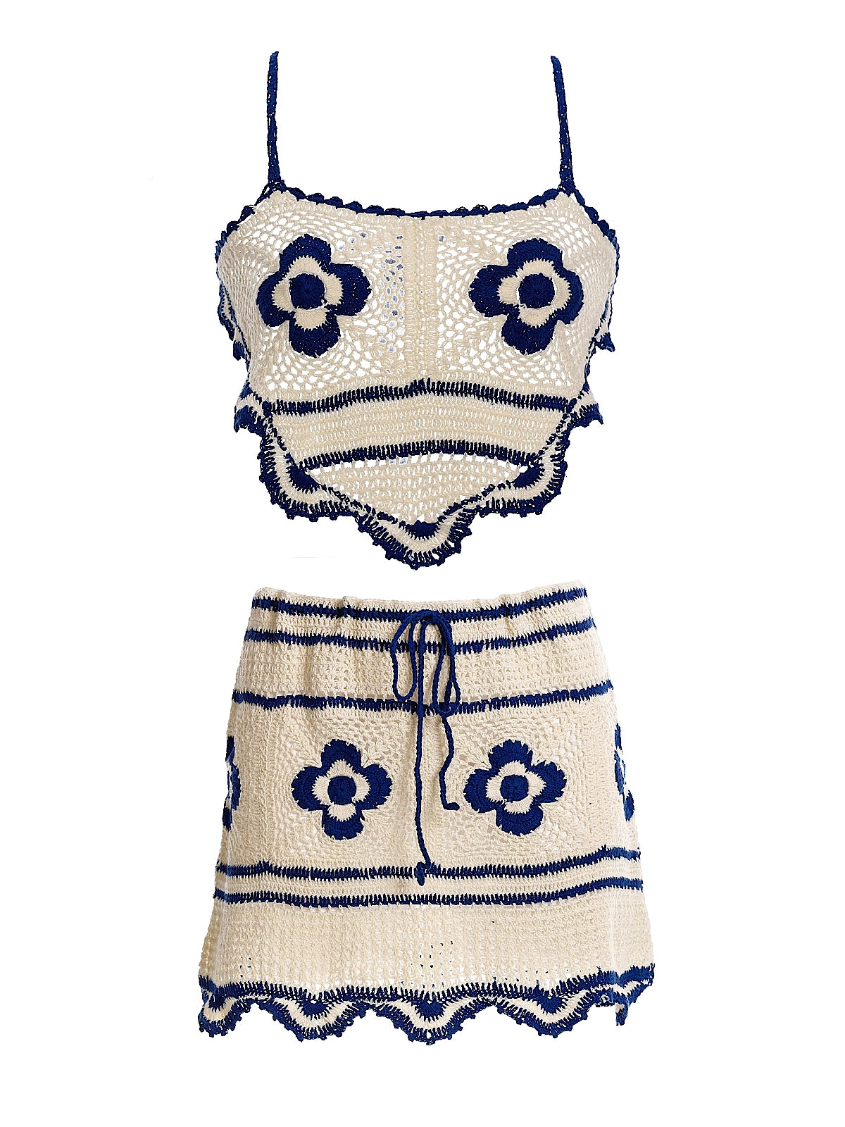 Agua Bendita: Melissa Crop-Marsha Skirt (19369-19364)