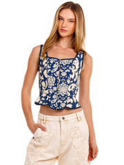 Agua Bendita: Sinclair Crop Top (19379)