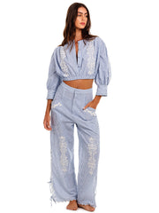 Agua Bendita: Isolda Blouse-Oprah Pants (20528-20527)