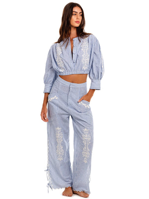 Agua Bendita: Isolda Blouse-Oprah Pants (20528-20527)
