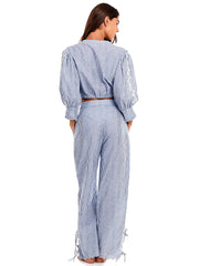 Agua Bendita: Isolda Blouse-Oprah Pants (20528-20527)