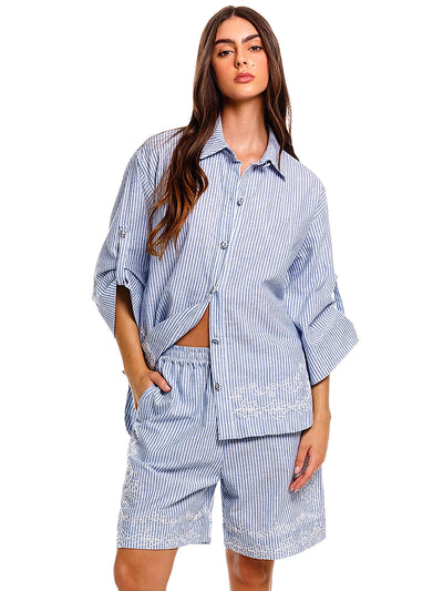 Agua Bendita: Chrissy Shirt-Malaga Shorts (20531-21014)