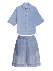 Agua Bendita: Chrissy Shirt-Malaga Shorts (20531-21014)