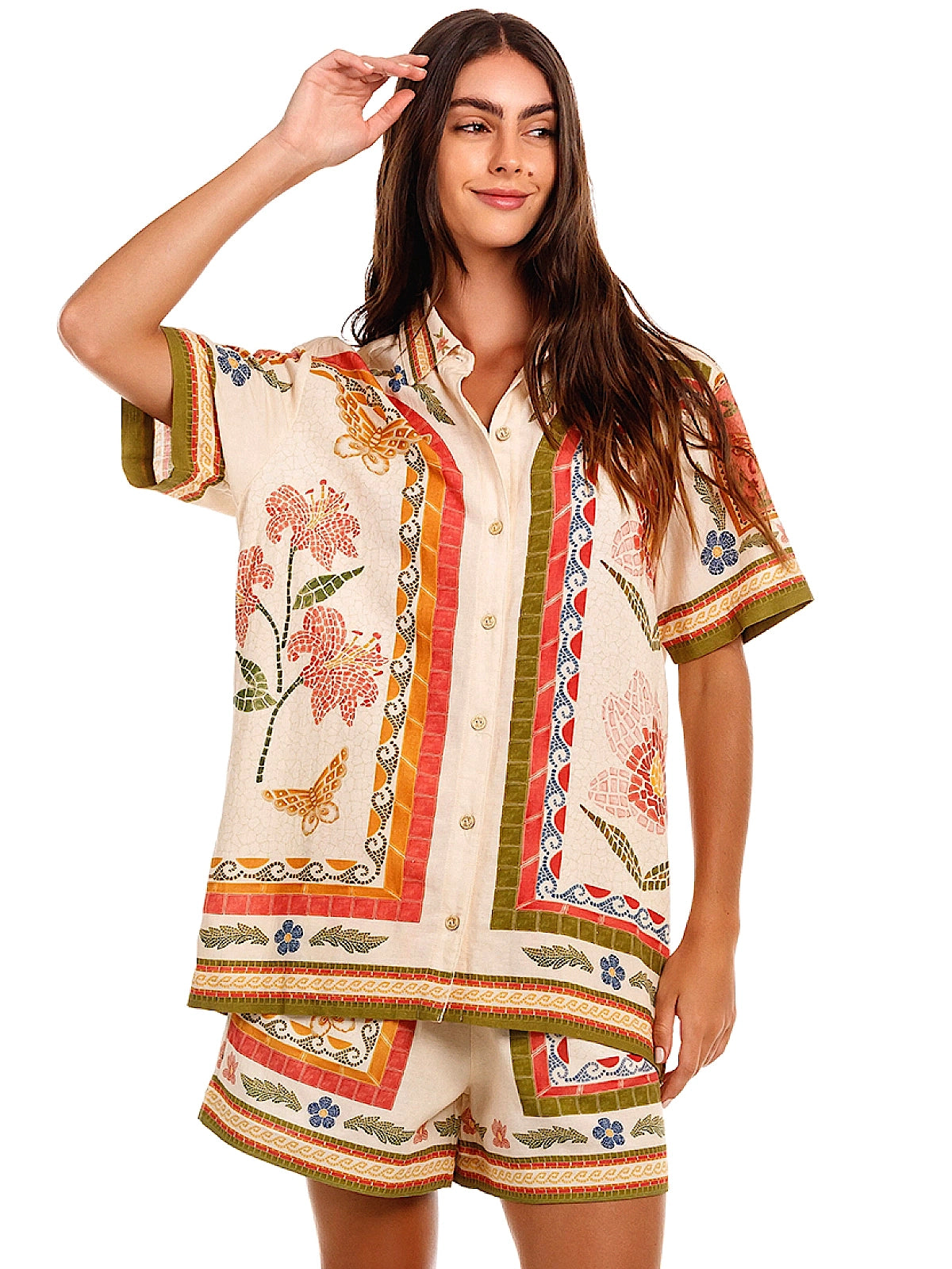 Agua Bendita: Ali Shirt-Watts Shorts (19752-19744)