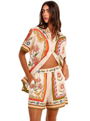 Agua Bendita: Ali Shirt-Watts Shorts (19752-19744)