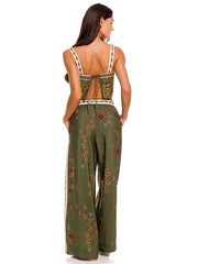 Agua Bendita: Senja Crop-Janis Pants (20027-20009)