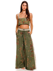 Agua Bendita: Senja Crop-Janis Pants (20027-20009)