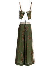 Agua Bendita: Senja Crop-Janis Pants (20027-20009)